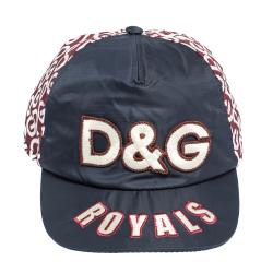 Pre Owned Dolce & Gabbana Multicolor Nylon DG Logo Print Baseball Cap XL