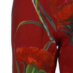 Pre Owned بنطلون فيزون دولتشي آند غابانا أحمر مورد 6 سنوات