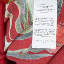 Pre Owned بنطلون فيزون دولتشي آند غابانا أحمر مورد 6 سنوات