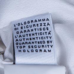 Pre Owned Dolce & Gabbana Monochrome Lace Print Dress 3-6 Mths