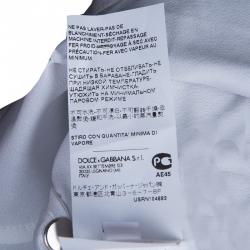 Pre Owned Dolce & Gabbana Monochrome Lace Print Dress 3-6 Mths