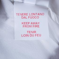 Pre Owned Dolce & Gabbana Monochrome Lace Print Dress 3-6 Mths