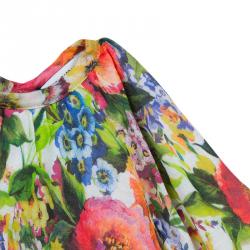 Pre Owned فستان اطفال دولتشي أند غابانا كم طويل نقوش أزهار (بناتي)