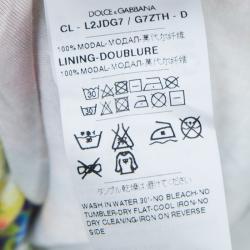 Pre Owned فستان اطفال دولتشي أند غابانا كم طويل نقوش أزهار (بناتي)