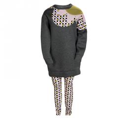 Fendi Multicolored Cube Print Detail Tracksuit 8/10 Yrs