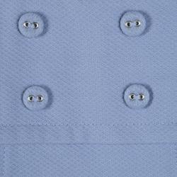 Gucci Kids SS'15 Sky Blue Button Detail Pleated Cotton Dress 6-9 M