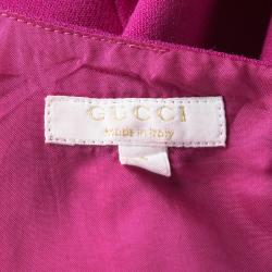 Gucci Pink Horsebit Detail Cap Sleeve Dress 6 Yrs