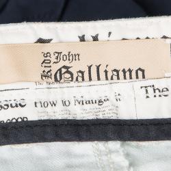 John Galliano Kids Multicolor Printed Mini Skirt 10 Yrs