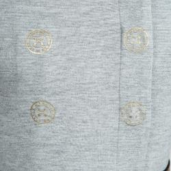 Pre Owned Little Marc Jacobs Grey Knit Long Sleeve Dress 8 Yrs