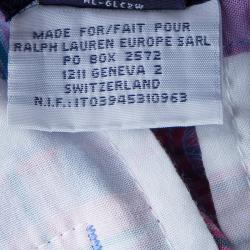Pre Owned Ralph Lauren Multicolor Checked Belted Bermuda Shorts 8 Yrs
