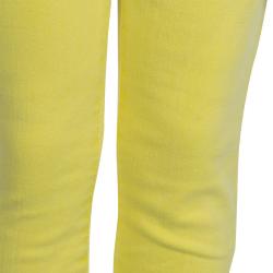 Pre Owned Ralph Lauren Yellow Denim Bowery Skinny Jeans 3 Yrs