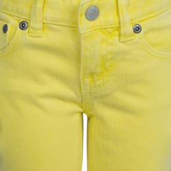 Pre Owned Ralph Lauren Yellow Denim Bowery Skinny Jeans 3 Yrs