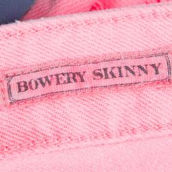 مملوكة مسبقًا بنطلون جينز سكيني رالف لورين باوري وردي مشع 10 سنوات
