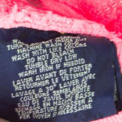 مملوكة مسبقًا بنطلون جينز سكيني رالف لورين باوري وردي مشع 10 سنوات