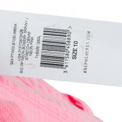 مملوكة مسبقًا بنطلون جينز سكيني رالف لورين باوري وردي مشع 10 سنوات