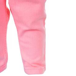 Pre Owned Ralph Lauren Neon Pink Denim Bowery Skinny Jeans 12 Months