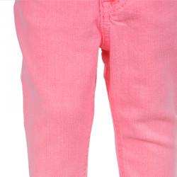 Pre Owned Ralph Lauren Neon Pink Denim Bowery Skinny Jeans 12 Months