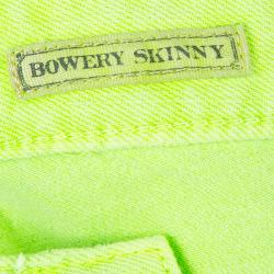 Pre Owned بنطلون جينز سكيني رالف لورين باوري أخضر نيون 12 سنة