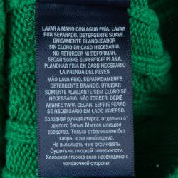 Pre Owned سويتر رالف لورين وتريكو سويدي بنمط شريطي أخضر 8/10 سنوات