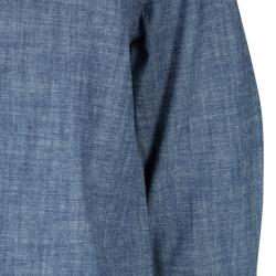 Pre Owned Ralph Lauren Indigo Chambray Long Sleeve Button-Down Shirt 4 Yrs