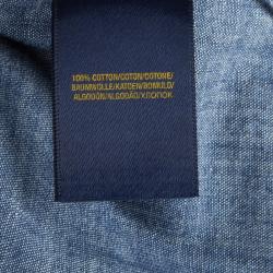 Pre Owned Ralph Lauren Indigo Chambray Long Sleeve Button-Down Shirt 4 Yrs