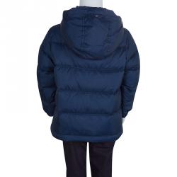 Tommy Hilfiger Blue Quilted Hooded Nirvada Down Jacket 3 Yrs