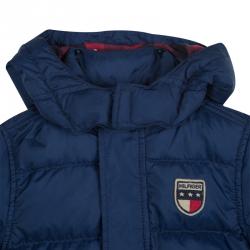 Tommy Hilfiger Blue Quilted Hooded Nirvada Down Jacket 3 Yrs