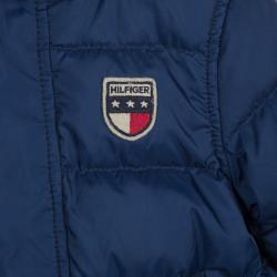 Tommy Hilfiger Blue Quilted Hooded Nirvada Down Jacket 3 Yrs           