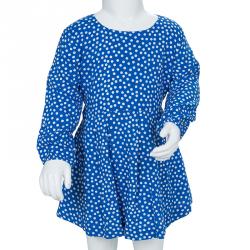 Tommy Hilfiger Blue Polka Dotted Dress and Bloomer Set 12 Months
