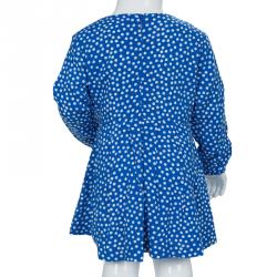 Tommy Hilfiger Blue Polka Dotted Dress and Bloomer Set 12 Months