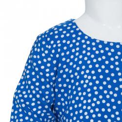 Tommy Hilfiger Blue Polka Dotted Dress and Bloomer Set 12 Months