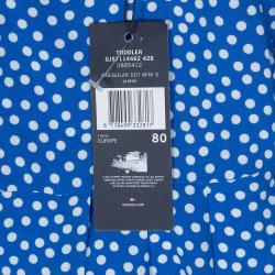 Tommy Hilfiger Blue Polka Dotted Dress and Bloomer Set 12 Months