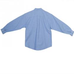 Pre Owned Tommy Hilfiger Blue Long Sleeve Buttondown Cotton Shirt 7 Yrs