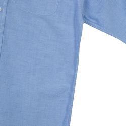 Pre Owned Tommy Hilfiger Blue Long Sleeve Buttondown Cotton Shirt 7 Yrs