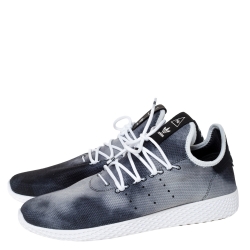 Pre Owned Pharrell Williams x Adidas Ombre Cotton Knit PW Tennis Hu Sneakers Size 45.5