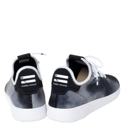 Pre Owned Pharrell Williams x Adidas Ombre Cotton Knit PW Tennis Hu Sneakers Size 45.5