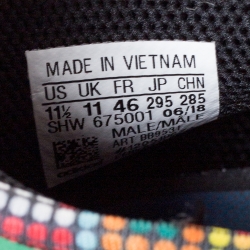 Pre Owned Pharrell Williams x Adidas Multicolor Cotton Knit PW Solar HU Sneakers Size 46