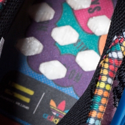 Pre Owned Pharrell Williams x Adidas Multicolor Cotton Knit PW Solar HU Sneakers Size 46