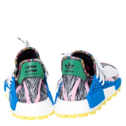Pre Owned Pharrell Williams x Adidas Multicolor Cotton Knit PW Solar HU Sneakers Size 46