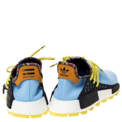 Pre Owned Pharrell x Adidas HU NMD Blue Cotton Knit Clear Sky - Inspiration Pack Sneakers Size 46