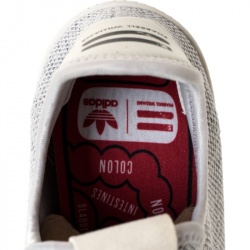 Pre Owned Pharrell Williams x Adidas Grey Cotton Knit PW Tennis Hu Sneakers Size 46