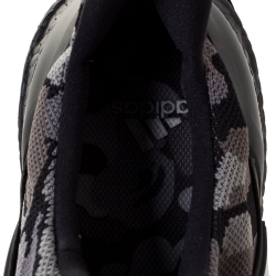 Pre Owned Adidas x Bape Camo Knit Fabric And Rubber Ultra Boost Sneakers Size 46