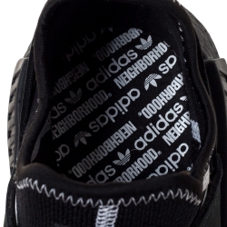 Adidas x Neighborhood Black/White Stretch Fabric And Rubber NMD R1 Sneaker Size 46