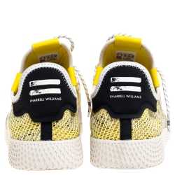 Pharrell Williams x Adidas Yellow Knit Fabric Solar Hu Sneakers Size 46