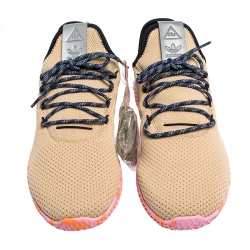 Pre Owned Pharrell Williams x Adidas Multicolor Knit Fabric PW Tennis Hu Sneakers Size 46