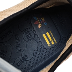 Pre Owned Pharrell Williams x Adidas Multicolor Knit Fabric PW Tennis Hu Sneakers Size 46