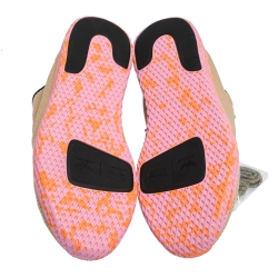 Pre Owned Pharrell Williams x Adidas Multicolor Knit Fabric PW Tennis Hu Sneakers Size 46