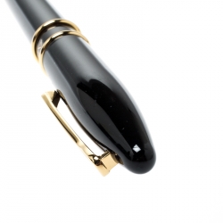 Aigner Black Resin Ballpoint Pen & Cufflink Set