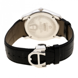 Aigner White Stainless Steel Lazio A42000 Men's Wristwatch 44 mm