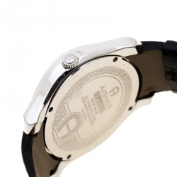 Aigner White Stainless Steel Lazio A42000 Men's Wristwatch 44 mm